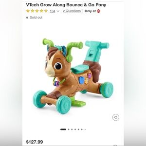 VTech Grow Along Bounce & Go Pony